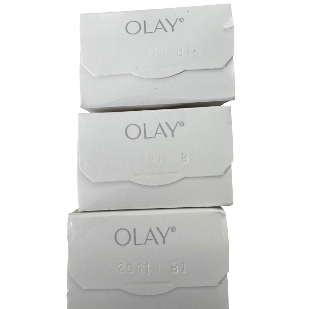 Olay Bar Soap Bundle 3 Pack 4.0 oz Each Cleansing Bars White Box 2041U1B1 - Picture 4 of 5